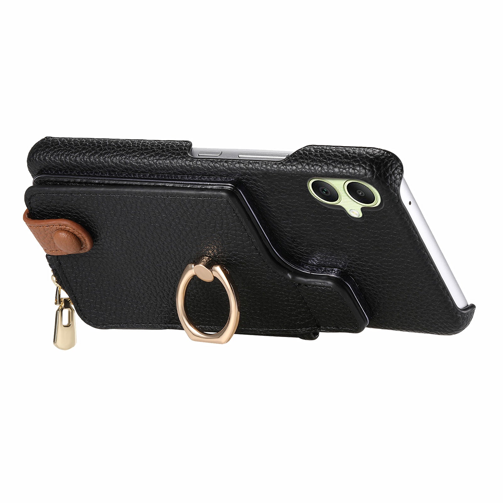 Y3 For Samsung Galaxy A05 4G Case RFID Blocking Leather+TPU Phone Protective Cover Y3 For Samsung Galaxy A05 4G Case RFID Blocking Leather+TPU Phone Protective Cover